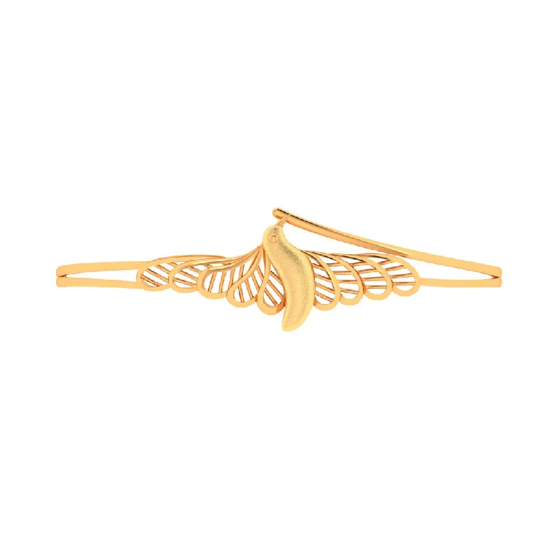 Luxury Gold Bracelet-Beautiful 14k Gold Bird Bracelet