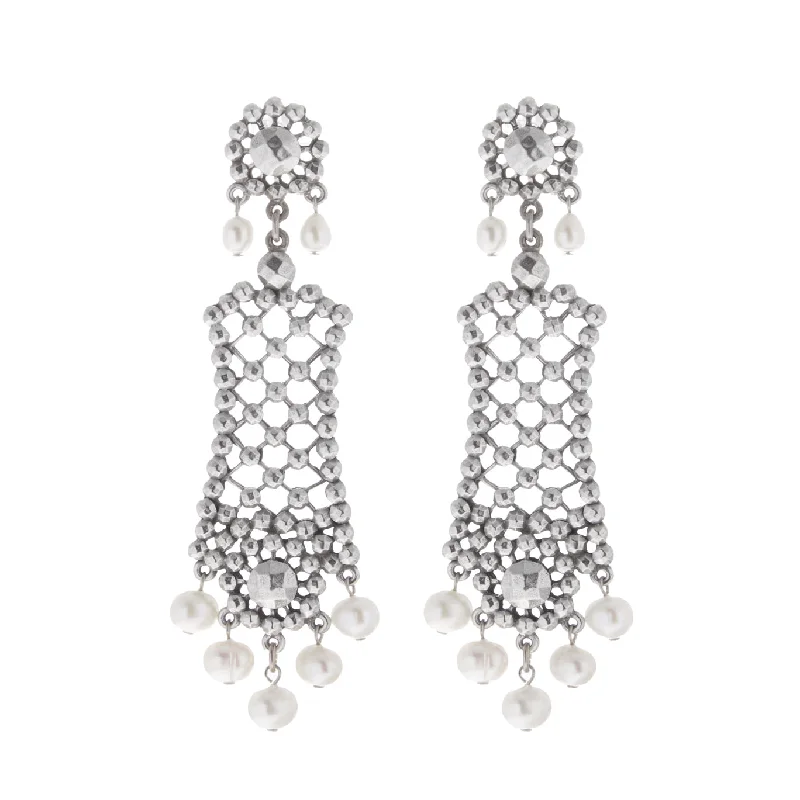 High-End Earrings for Weddings-Juniper Earrings