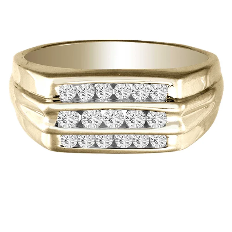 Unique Gold Ring-14K 0.50CT Diamond RING