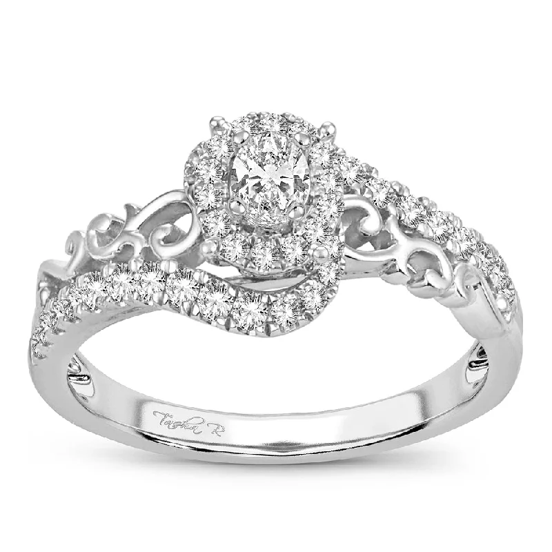 Simple Diamond Wedding Ring-14K 0.50CT Diamond ring