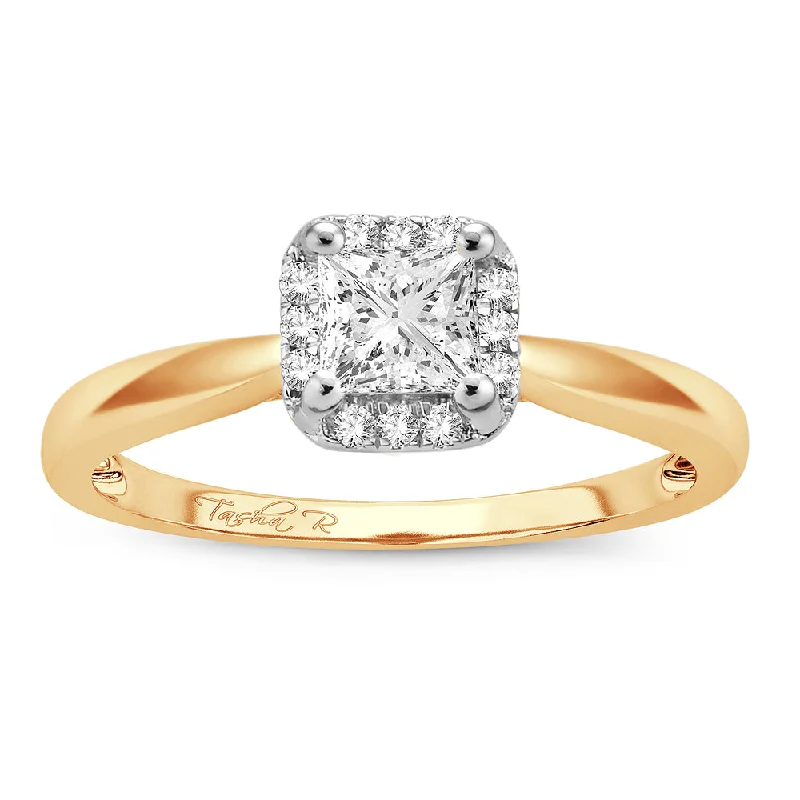 Diamond Ring for Wedding Day-14k 0.50ct  Engagement Ring