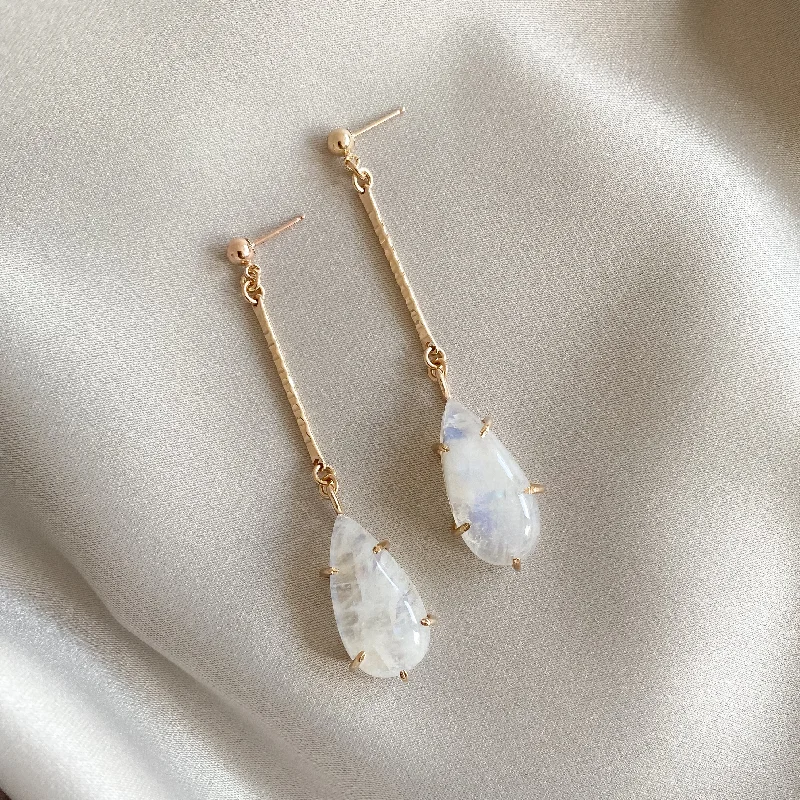 Wedding Earrings with Crystals-One of a kind