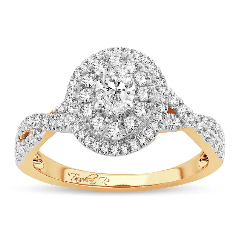 Stackable Engagement Rings-14K 0.75CT Engagement Ring