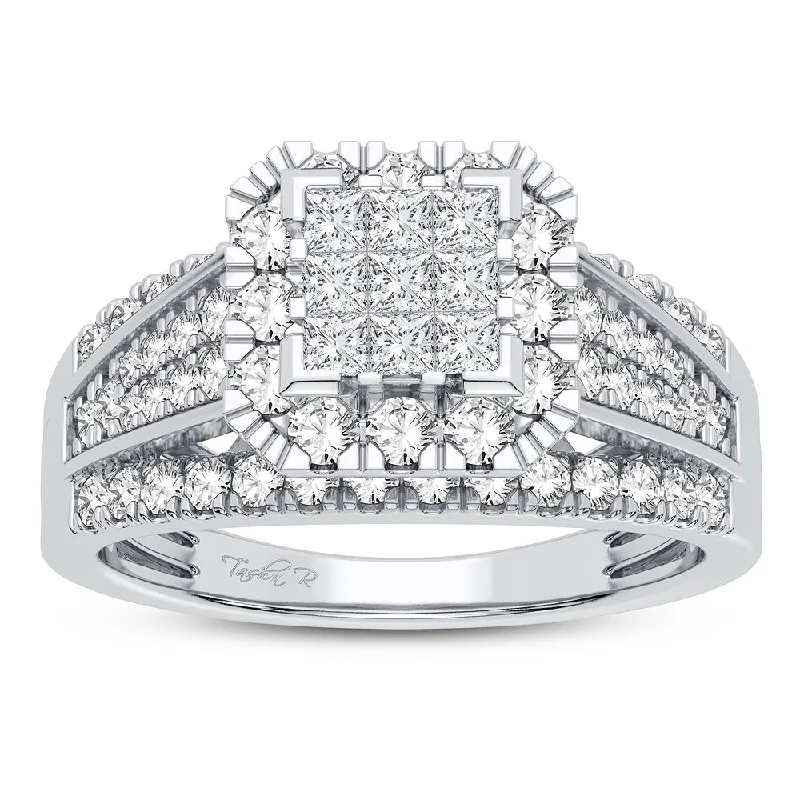 Unique Wedding Ring Set for Men-10K 1.00CT DIAMOND RING