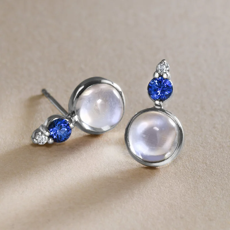 Fashion Earrings for Wedding Day-Magical Moonstone Earrings