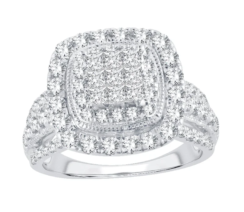 Classic Wedding Ring Set-10K 1.50ct Diamond Ring