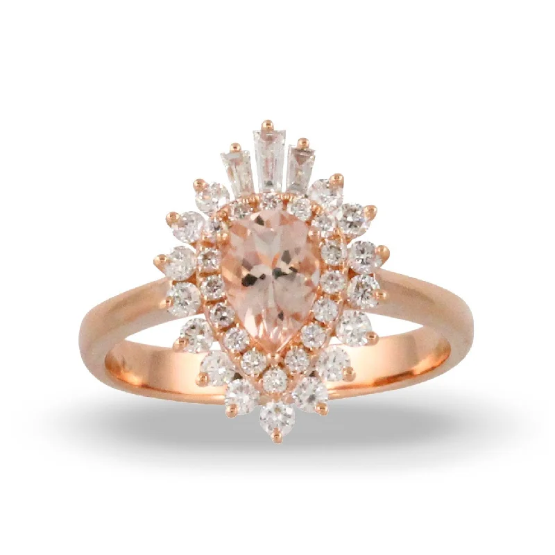 Classic Gold Wedding Band-Doves Rosé Collection AC265)