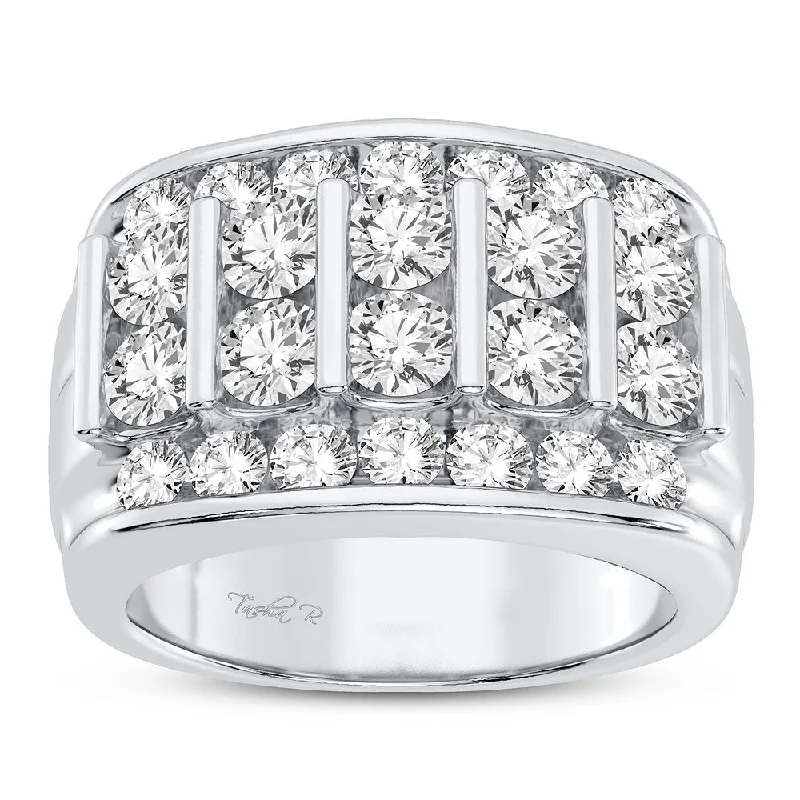 Stunning Platinum Engagement Ring-14K 3.00CT DIAMOND RING