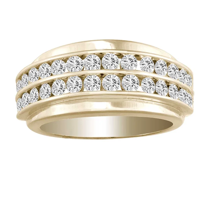 Beautiful Gold Wedding Band-14K 2.00CT Diamond RING