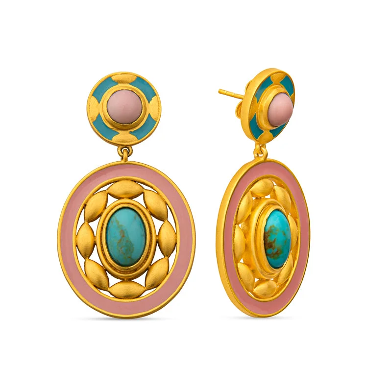 Gold Hoop Earrings-Venice Statement Earrings