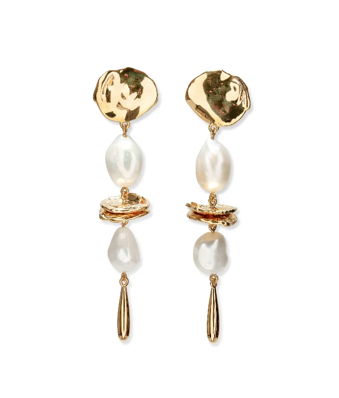 Elegant Bridal Earrings-Gold Mine Earrings