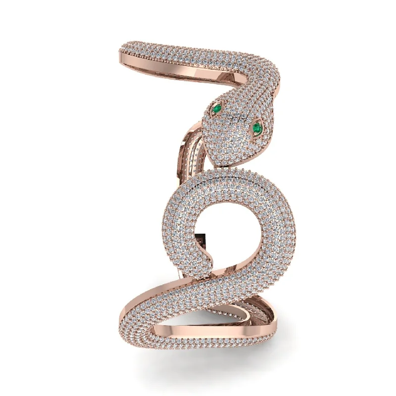 Fashionable Chain Bracelet-Gorgeous Diamond Snake Bracelet - Ronald No. 2