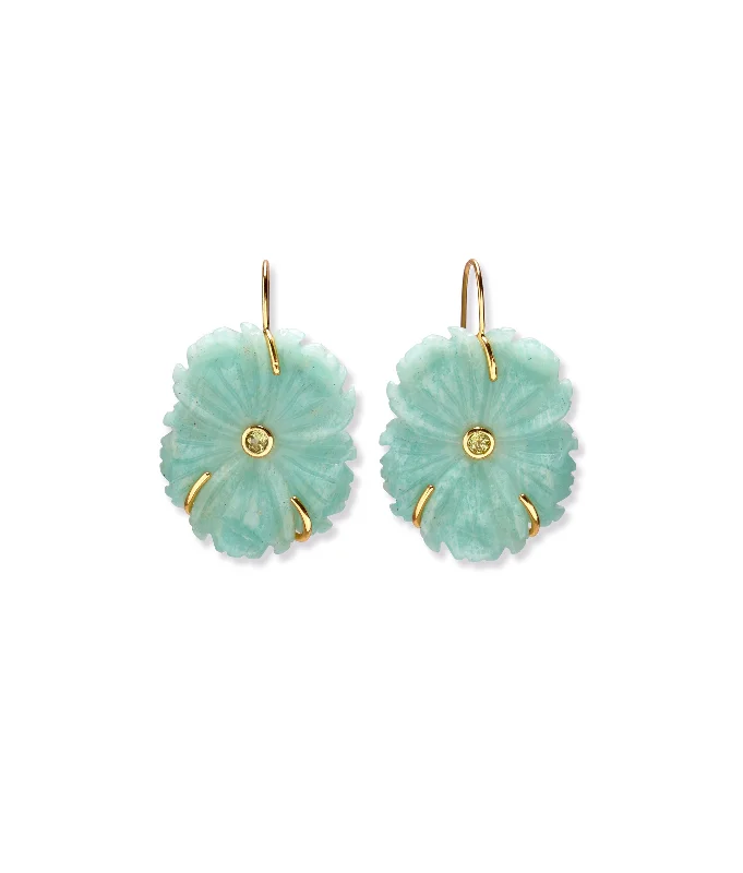 Classic Dangle Earrings-New Bloom Earrings in Sea Foam