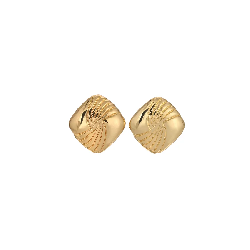 Rose Gold Earrings-TABI GOLD