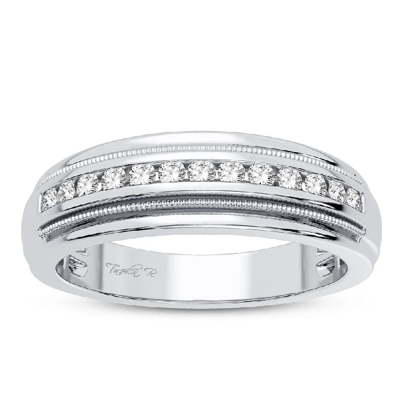 Stunning Wedding Ring Set for Women-14K 0.50CT Diamond Band