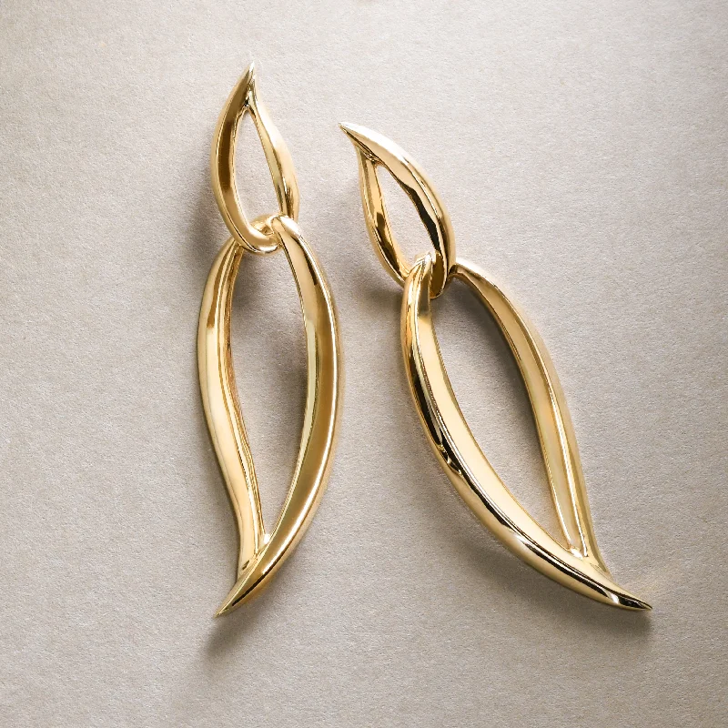 Chic Earrings for Women-Sleek Estate Dangles