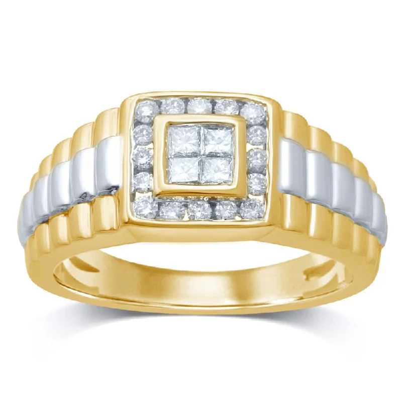 Large Engagement Ring-14K 0.50CT Diamond RING