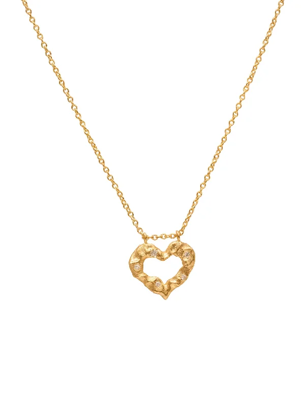 Hearted 18K Gold Necklace