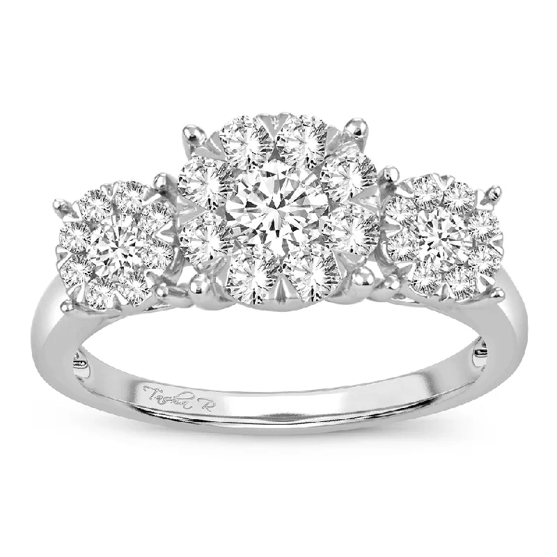 Elegant Diamond Ring-14K 1.01CT Diamond ring