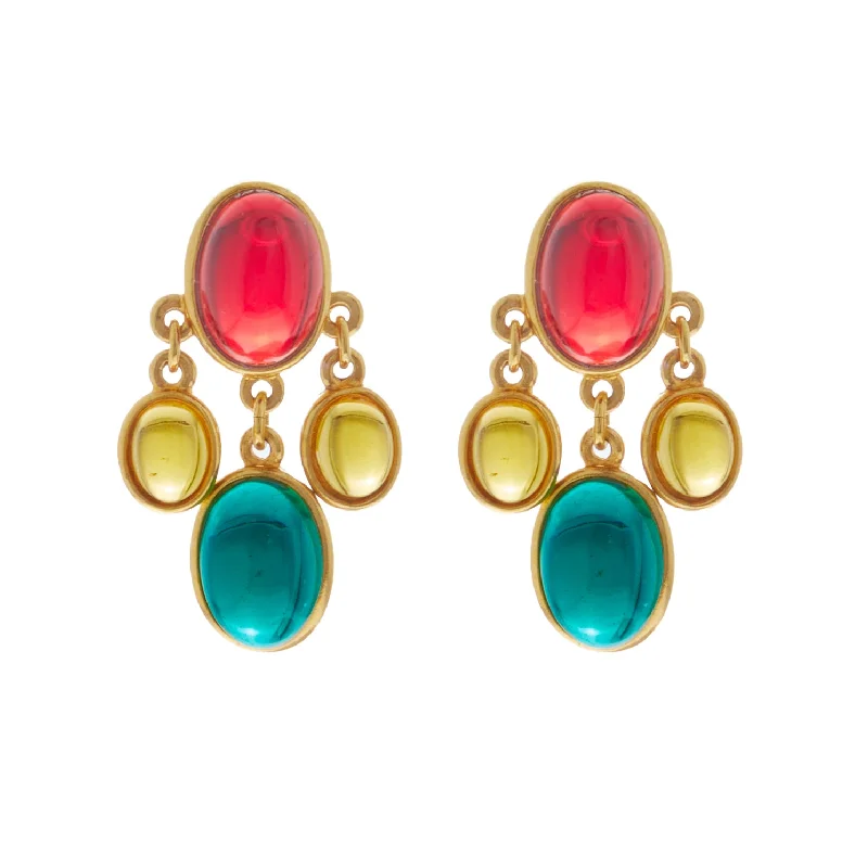 Dazzling Gold Earrings-Rue Earrings