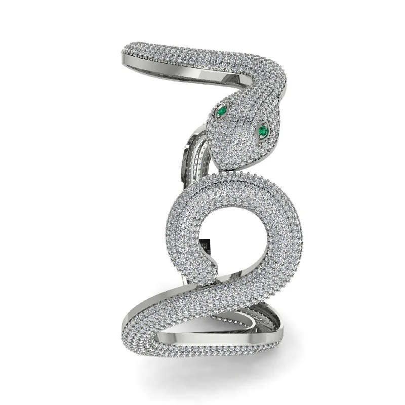 Luxury Beaded Bracelet-Gorgeous Diamond Snake Bracelet - Ronald No. 3