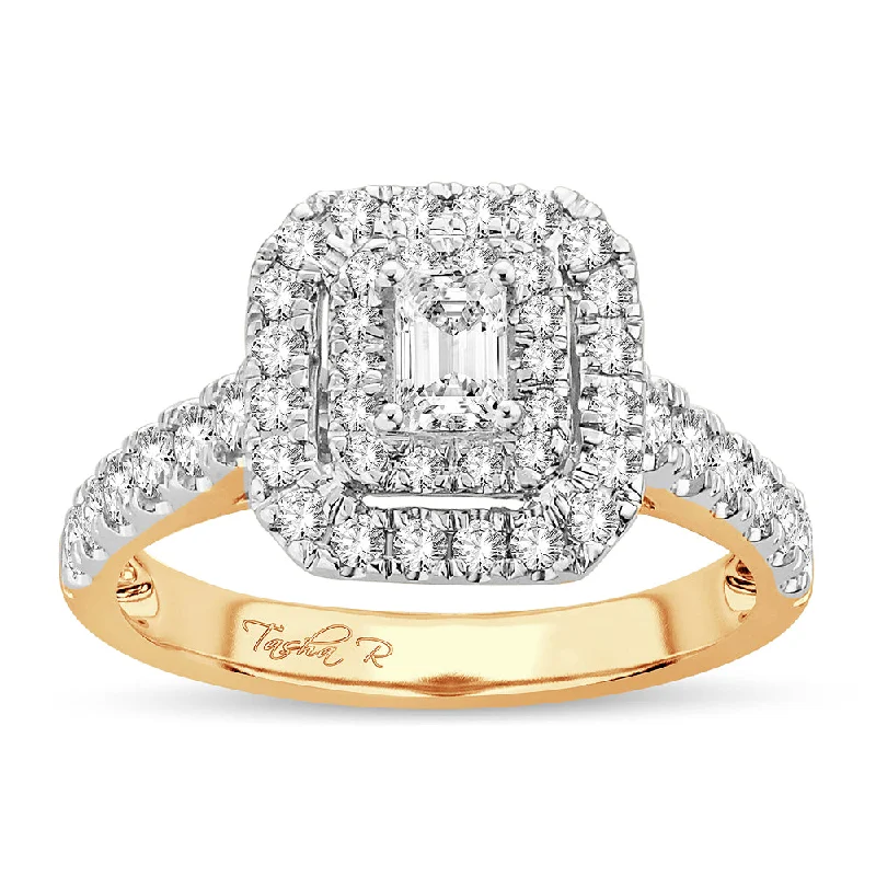 Platinum Engagement Ring-14k 1.00ct Engagement Ring