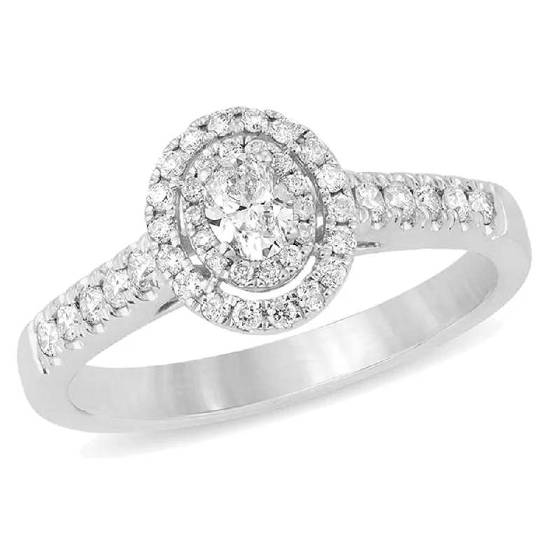 Luxury Engagement Ring Set-14K 0.50CT Diamond RING